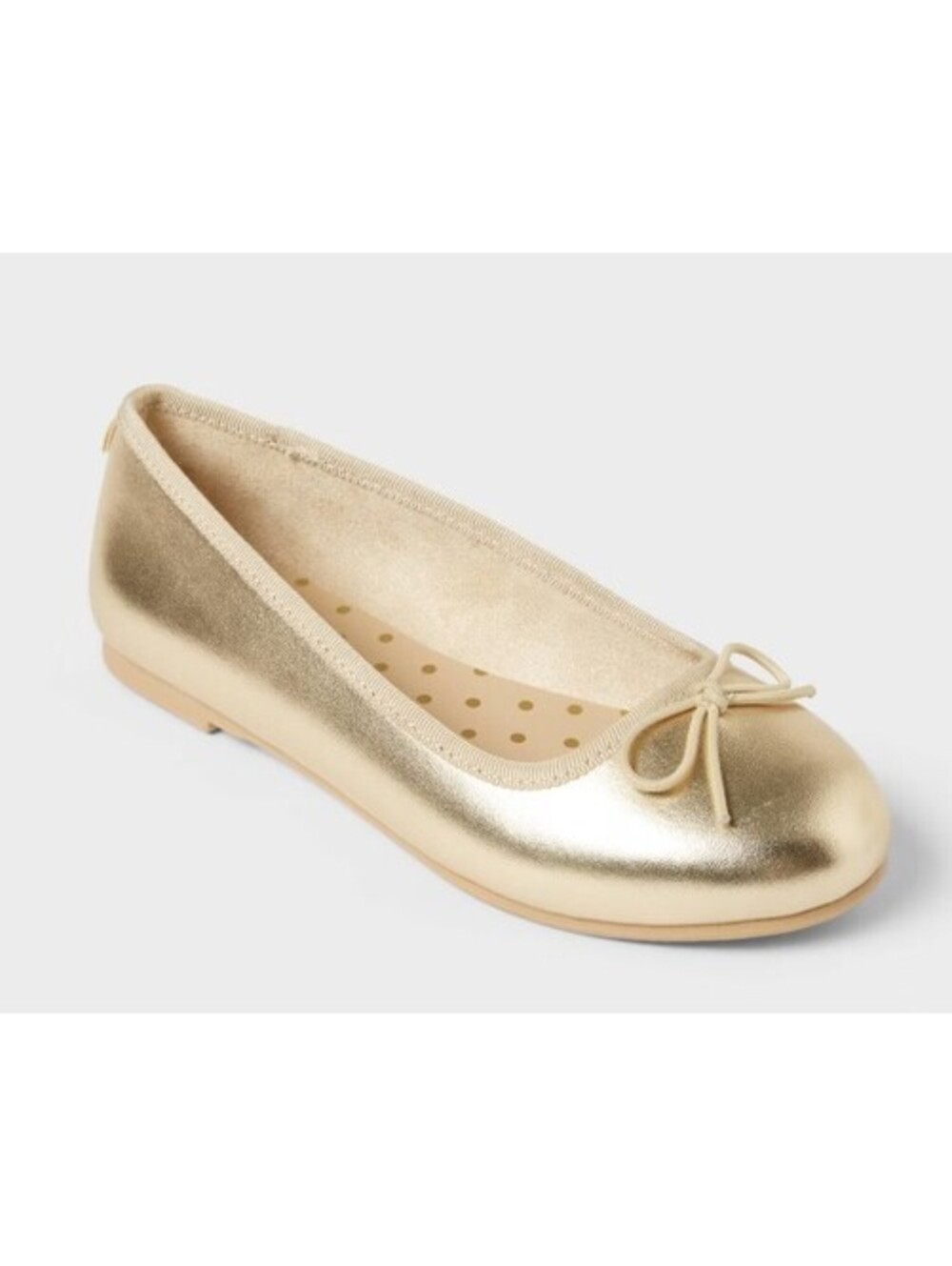 Kids' Diana Slip-On Ballet Flats - Cat & Jack™ Gold 13